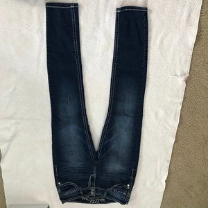 Deep Blue Wallflower Jeans